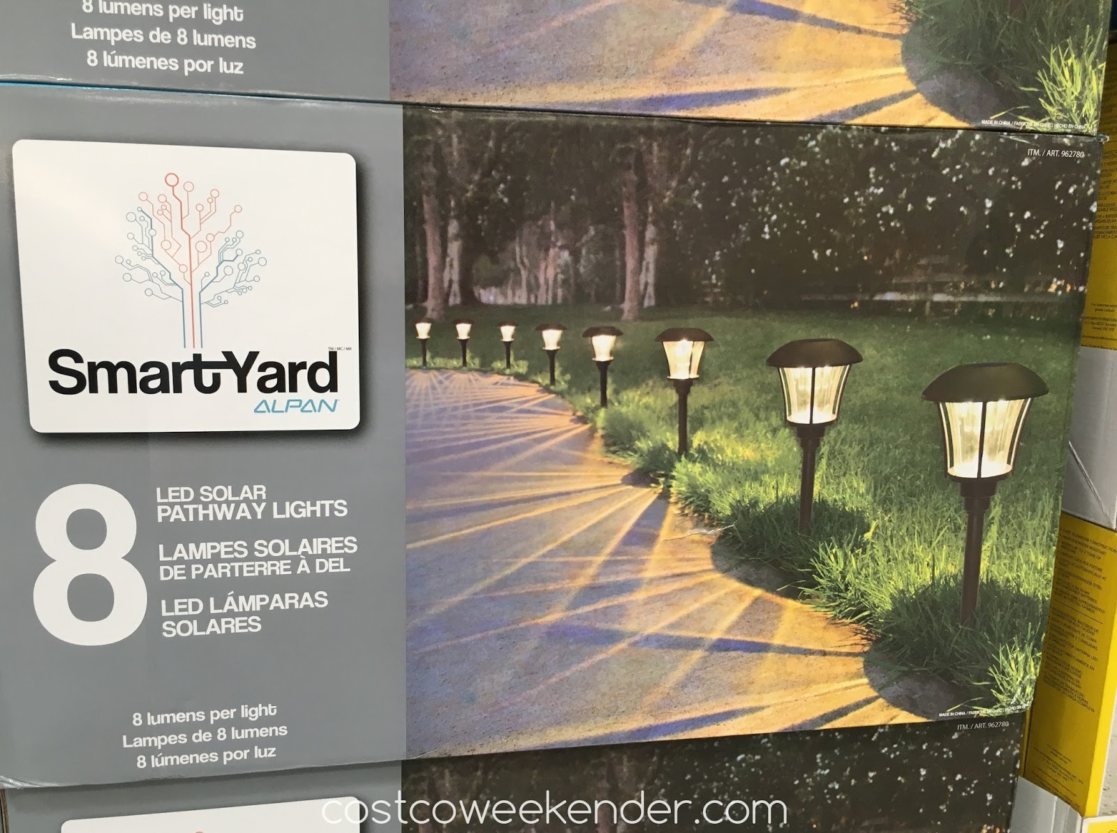 Smartyard Led Solar Pathway Lights Model 10192 8 Pack Costco Make Your Home S Entrance Well Lit With The Smartyard Led Solar Pathway Lights Model 10192