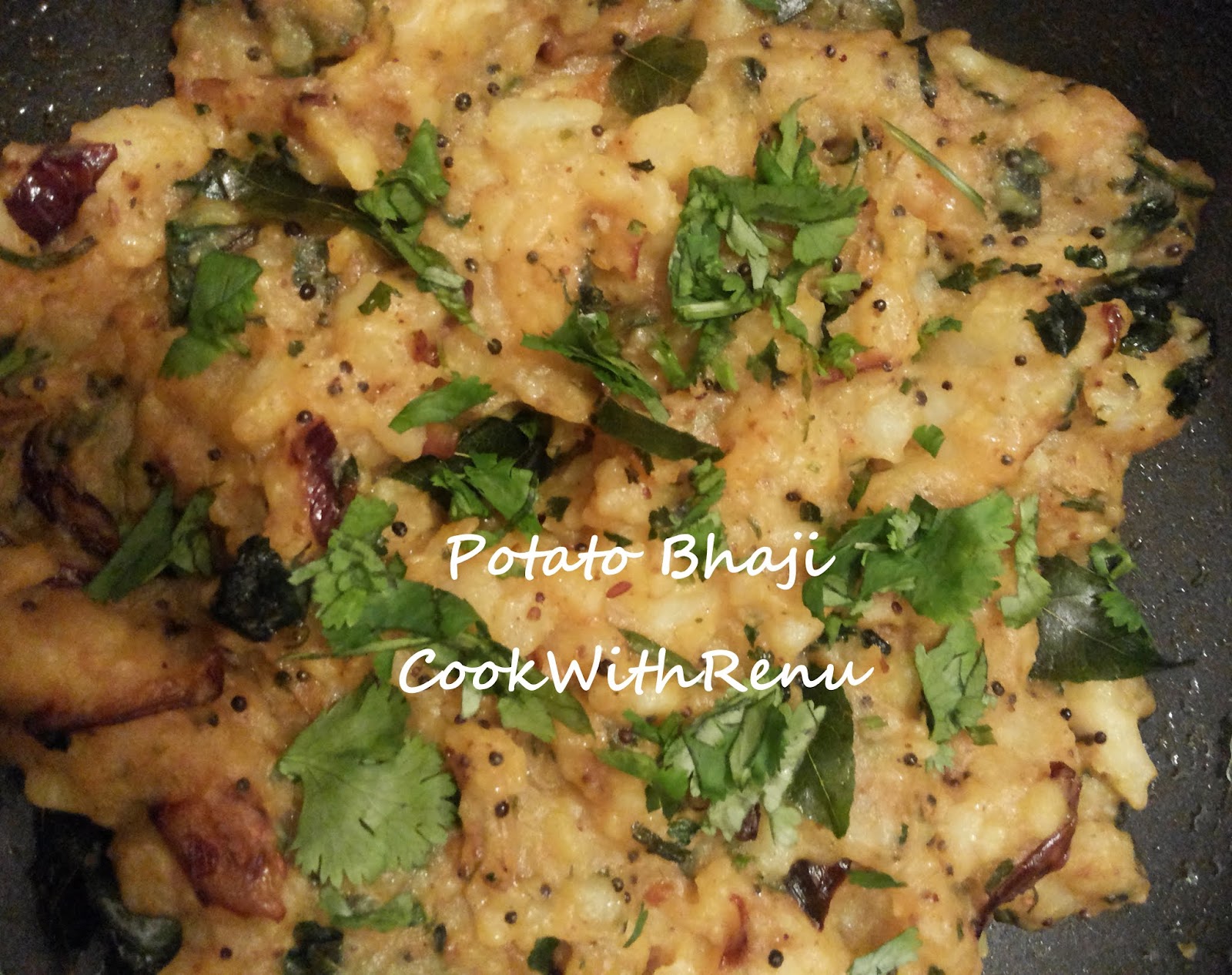 Potato Bhaji (Dry Potato Vegetable)