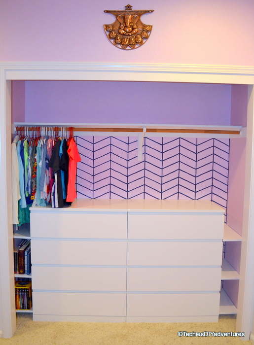 Closet Organization Using Ikea Malm Dressers
