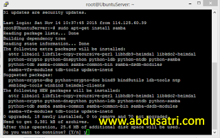 Membuat Server Samba di Linux Ubuntu Server