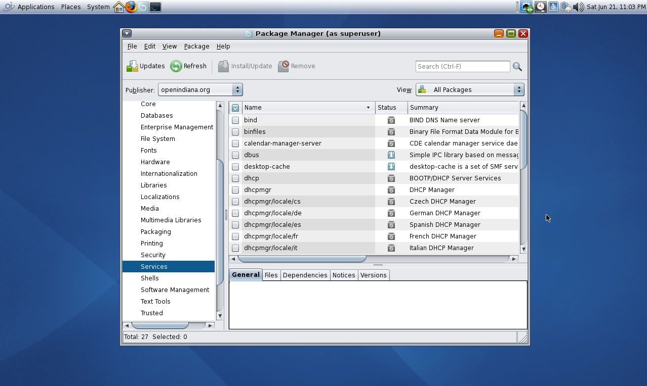 fraterneo GNU/Linux: OpenIndiana: Instalación paso a paso