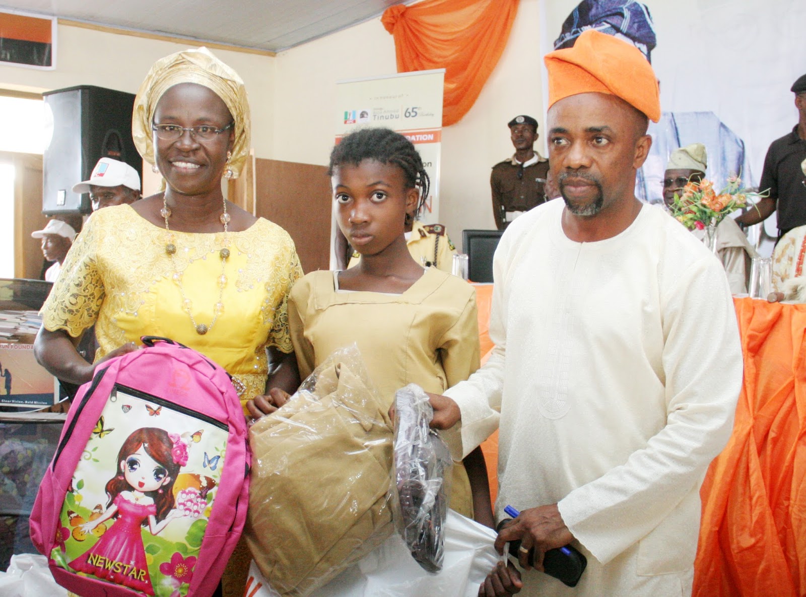 NATIONAL APPLAUSE: Ojo Ibukun Foundation celebrate Tinubu at 65, adopt  indigent pupils