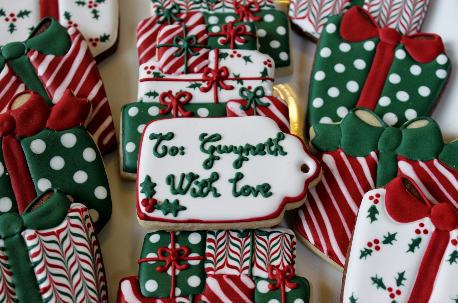 Sweet Melissa's Cookies: Merry Christmas!: Christmas Present Cookies
