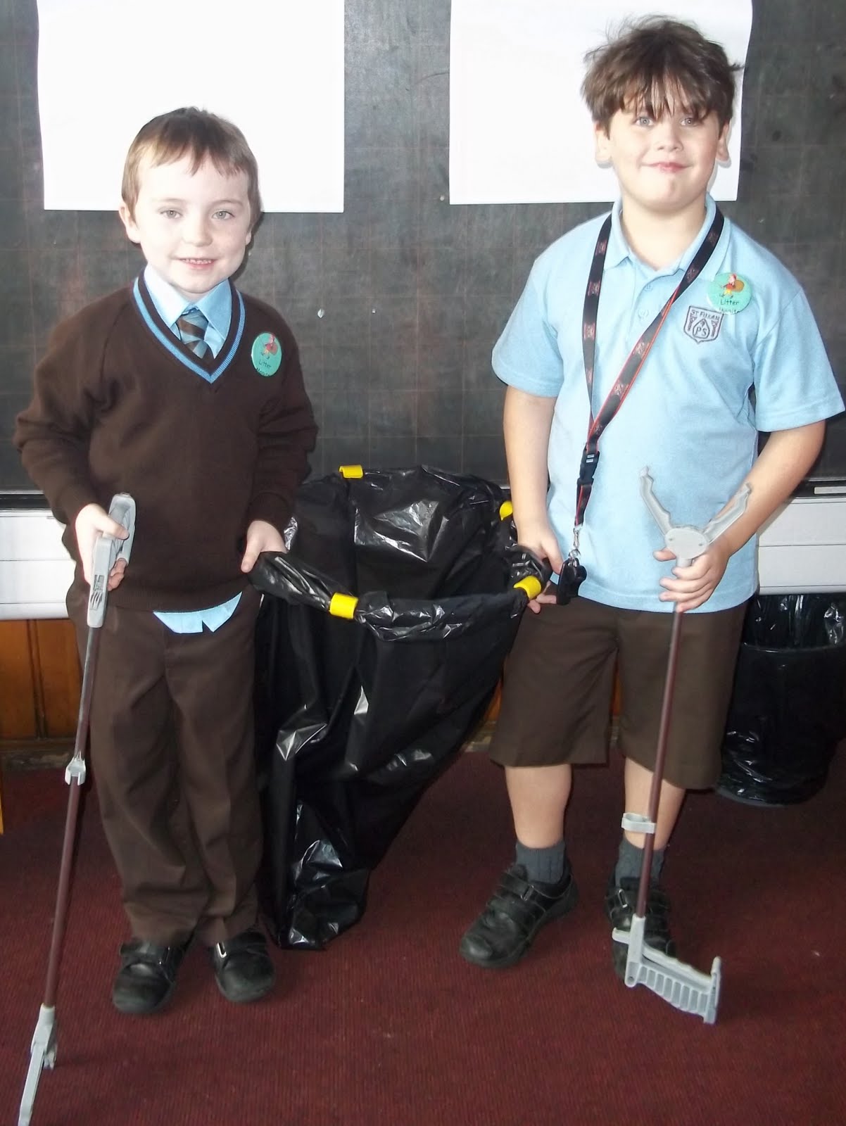 St Fillan's Primary School Blog Litter Pickers On Duty