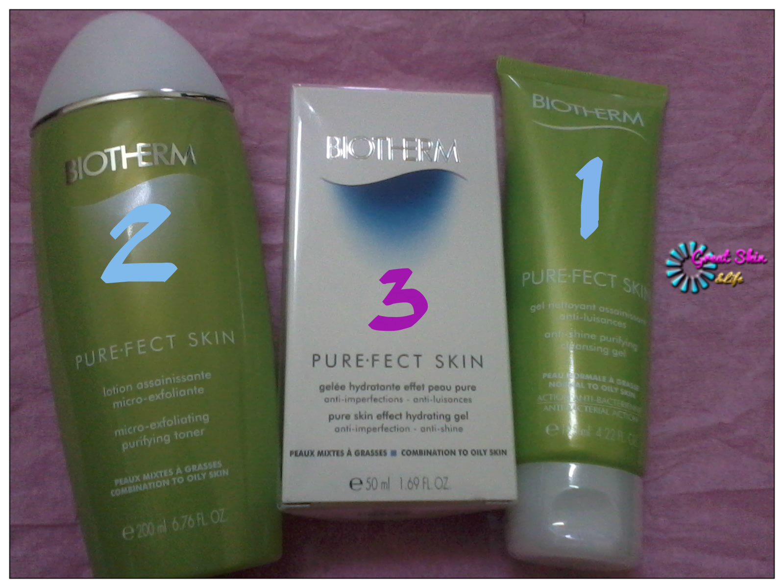 GREAT SKINandLIFE REVIEW ON BIOTHERM PURE.FECT SKIN RANGEANTISHINE