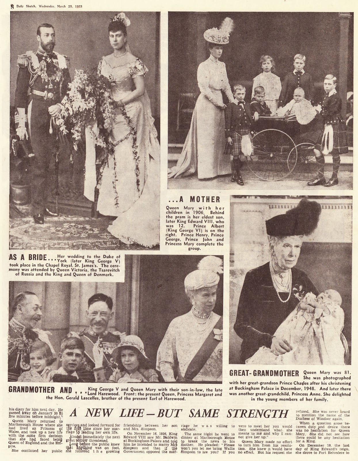 Hold The Front Page Death of Queen Mary