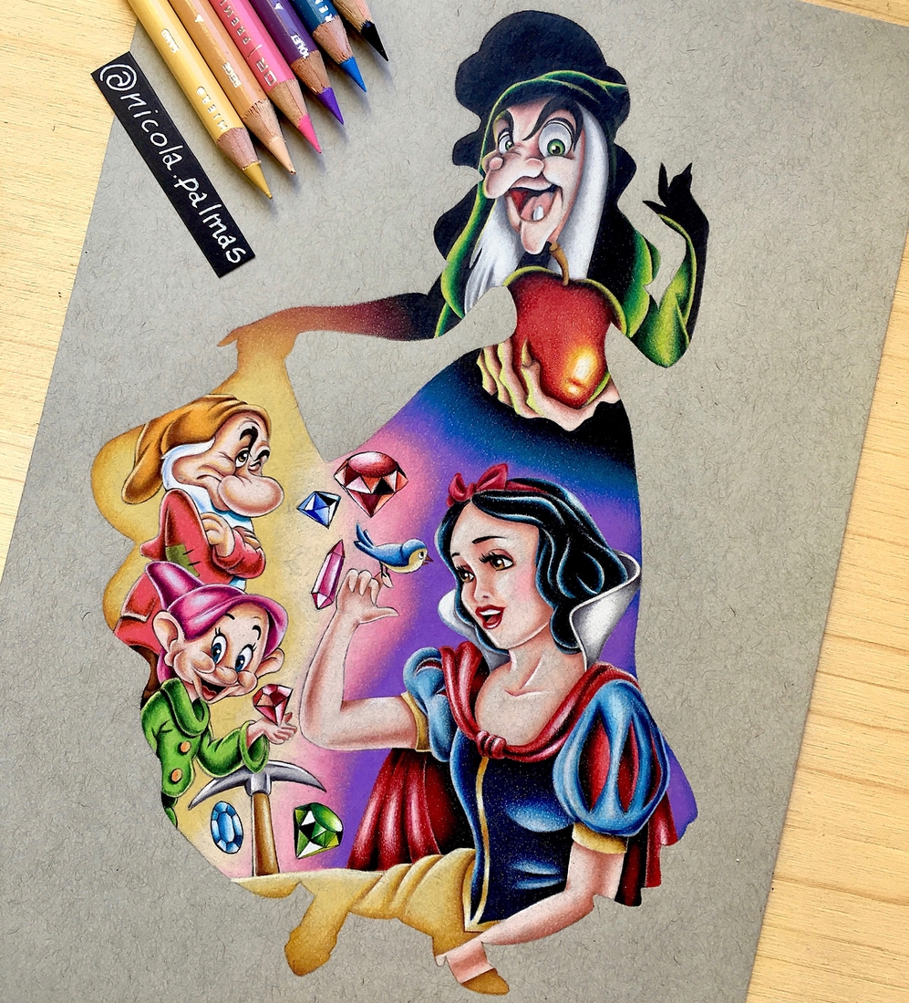 Design Stack: A Blog about Art, Design and Architecture: Walt Disney  Characters Art Illustrations