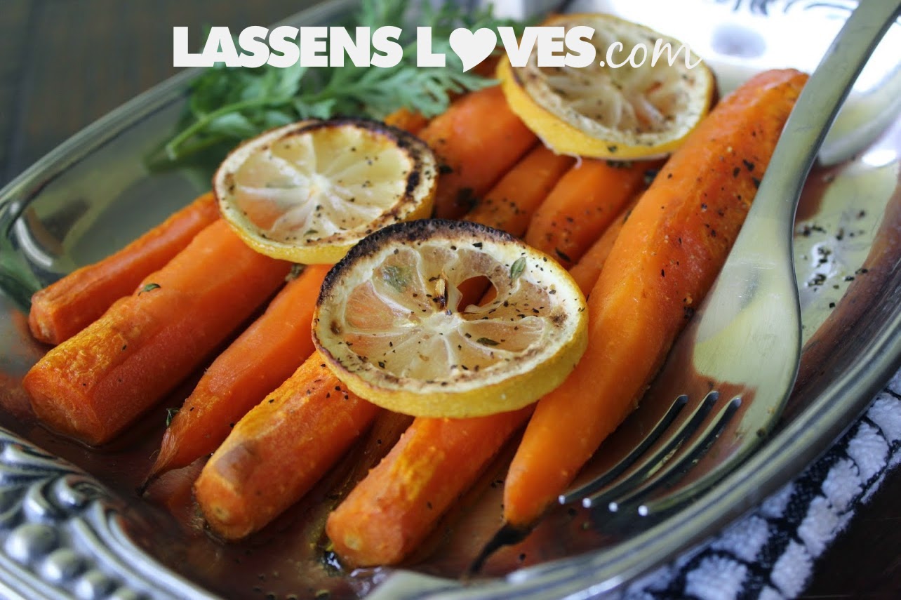 thyme+carrots, roasted+carrots, lemon+carrots, spring+carrots, herbed+carrots