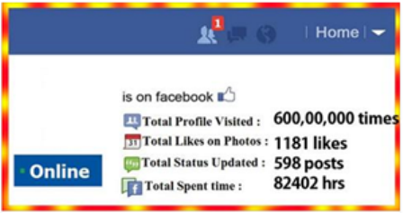 How to Check Your Total Profile Visited, Total Status Updated, Total Likes on Photos, And Total Spent Time On Your FaceBook Profile