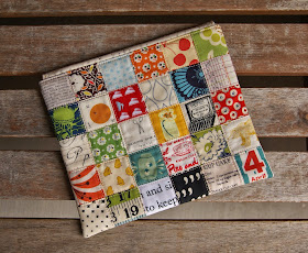 Patchwork Pouch at Fabric Mutt from Tutorial by Quarter Inch Mark