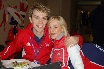 Photograph of British Ice Dancing Champions Penny Coomes and Nicholas Buckland