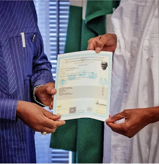 Buhari's WAEC Certificate Buhari's WAEC Certificate