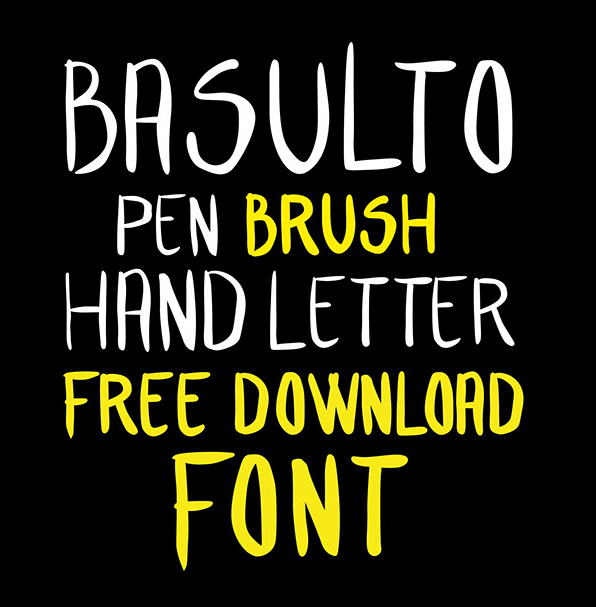 Font Terbaru Untuk Desain Grafis - Hand Letter Free Font
