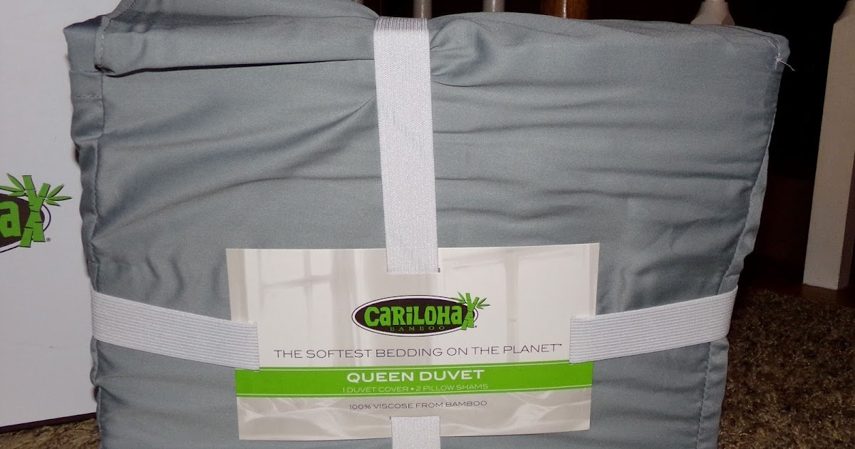 I love my new Cariloha Bamboo Sheets & Duvet Cover! Check it out!
