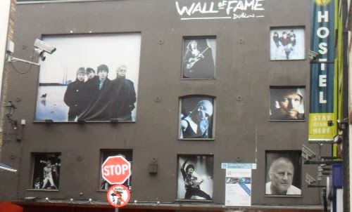 Muro de la fama en Dublín, Irlanda