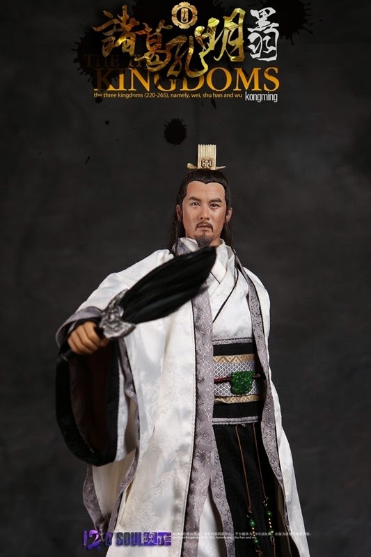 O-Soul Toys Heroes of the Three Kingdoms - Zhuge Liang (Black Feather Version)