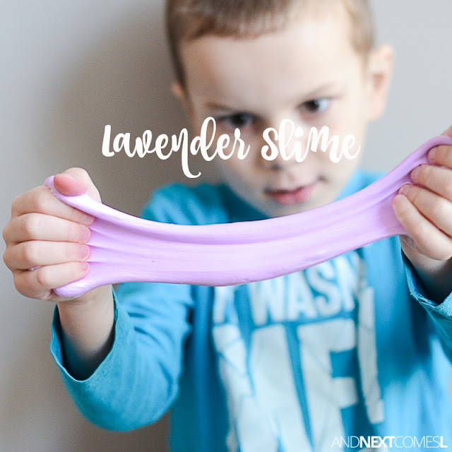 How to make lavender scented slime