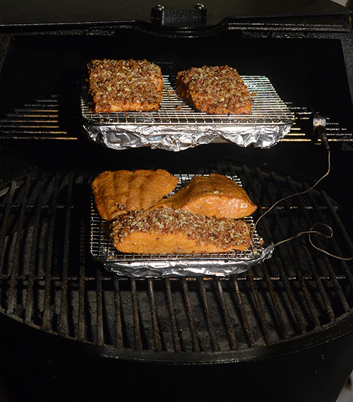 Bacon Crusted Salmon