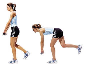 Fast Fitness Program For Buttocks B1 Romanian traction on one leg
