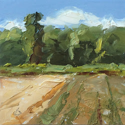 painting plein air brown tom oil fine