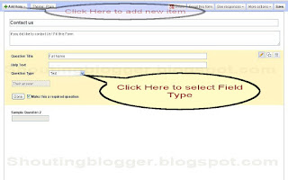 how to add contact form blogger