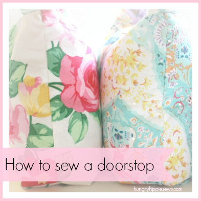 Sewhungryhippie Sewing A Door Stop