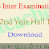 TS Inter exam hall tickets 2018 download 1st year 2nd year hall ticket