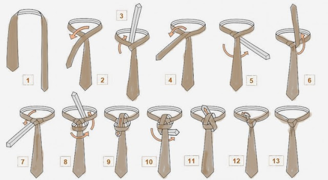 Cách thắt cà vạt hình củ ấu Cách thắt cà vạt hình củ ấu