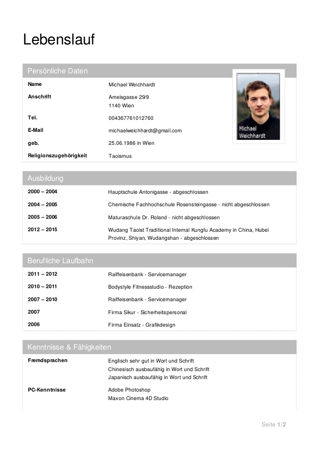 Student Lebenslauf Tipss und Vorlagen