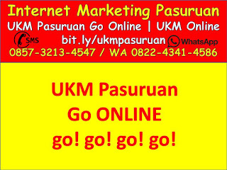 0822-4341-4586 (WA) UKM Pandaan dan UKM pasuruan Mengenal Dunia Online (go Online)