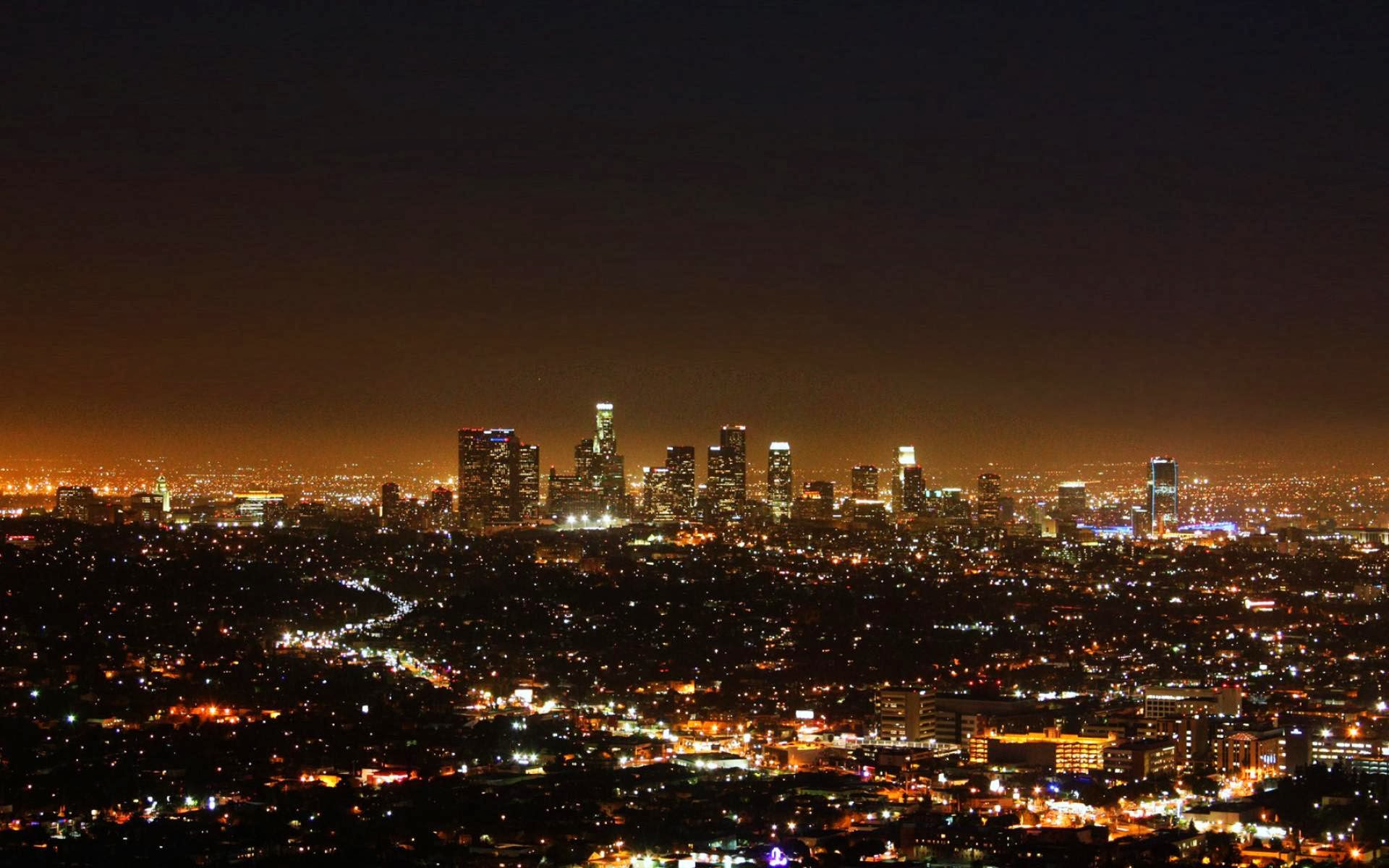 Los Angeles City Nights | Full HD Desktop Wallpapers 1080p