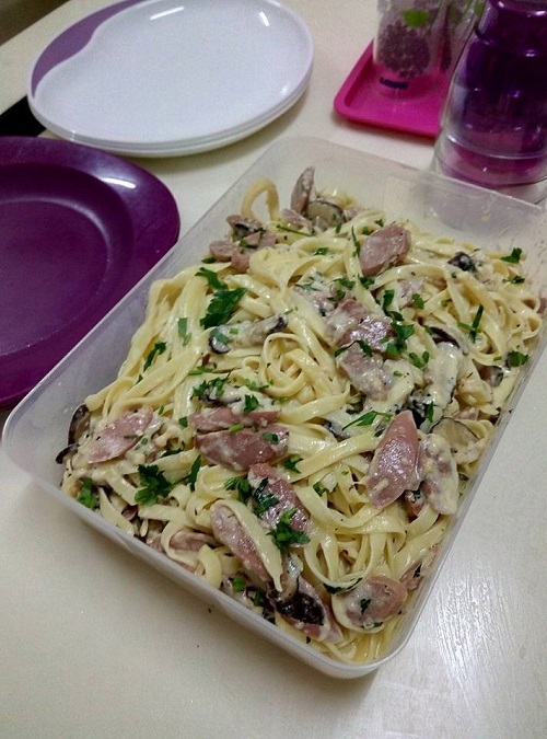Resepi Fettucine Alfredo!! (SbS)  Resepi Viral Mudah dan Ringkas Terkini