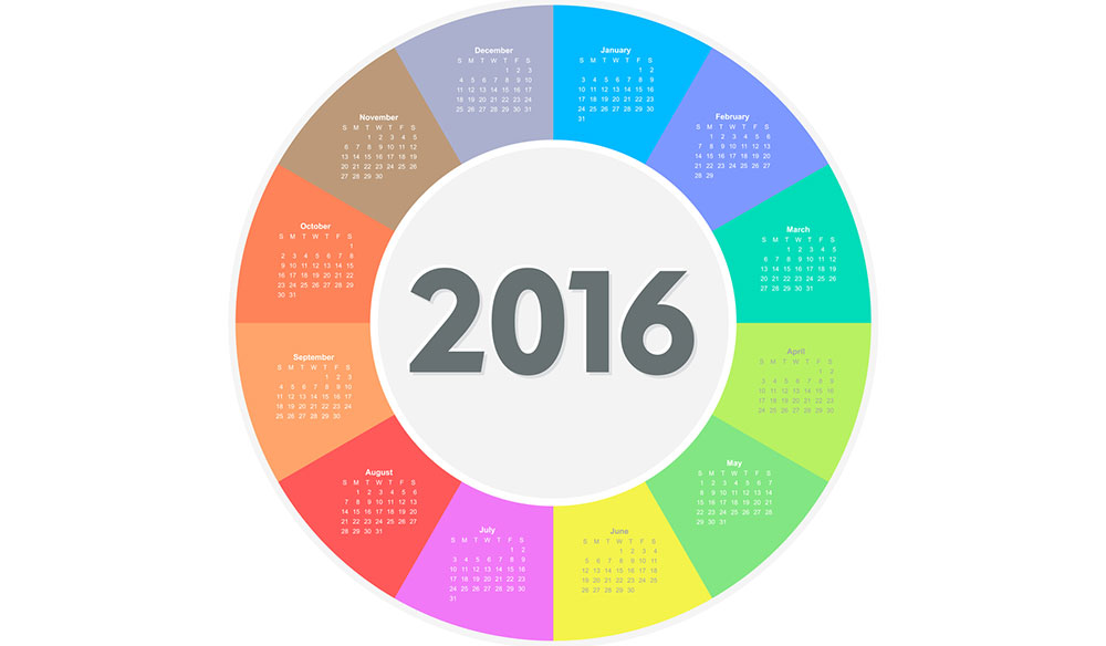 Türkçe ve Yabancı 2016 Takvimler