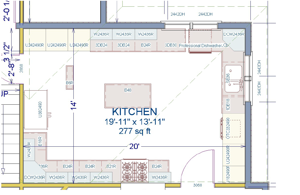Old Historical Home - McRae, Ga: Kitchen Design 2015
