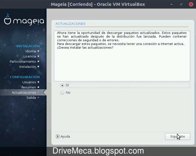 Drivemeca instalando Mageia Linux paso a paso