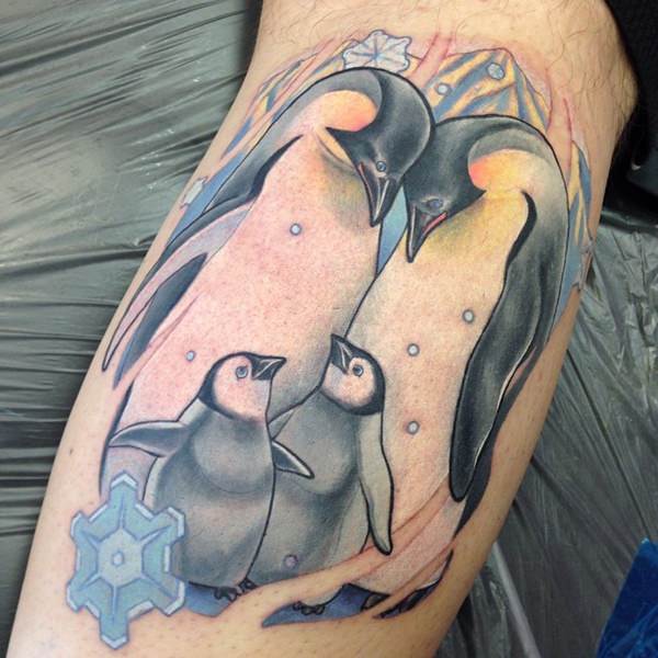 Tatuagem de pinguim Tatuagem de pinguim