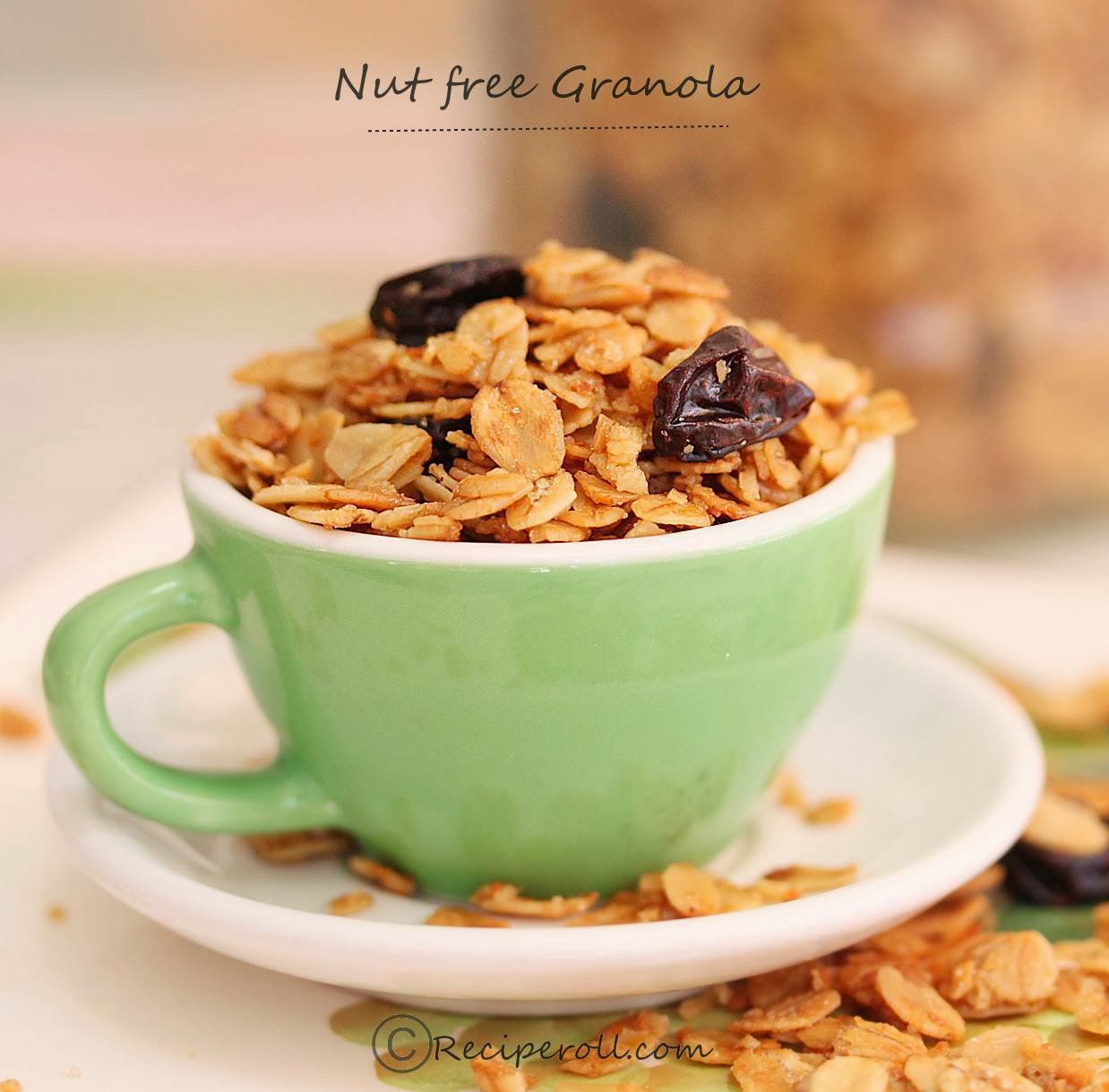 Nut free Granola Plain Granola Recipe