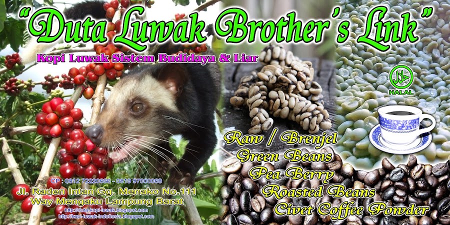 DUTA LUWAK BROTHER'S LINK - WISATA LUWAK INDONESIA