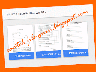 Dokumen Penting Berkas Sertifikasi Guru PAI 2016 Dokumen Penting Berkas Sertifikasi Guru PAI 2016