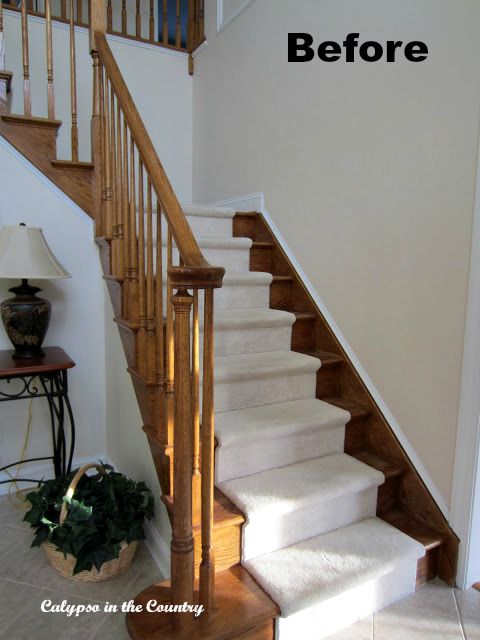 Foyer Stairs Before (and After)