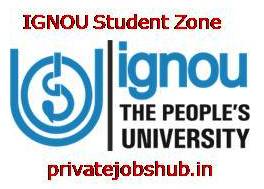 IGNOU Student Zone IGNOU Student Zone