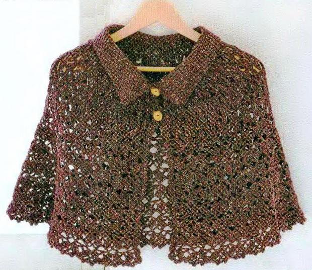 Crochet Shawls: Crochet Cape For Women Classic Cape and Cloche Set Crochet Shawls: Crochet Cape For Women Classic Cape and Cloche Set