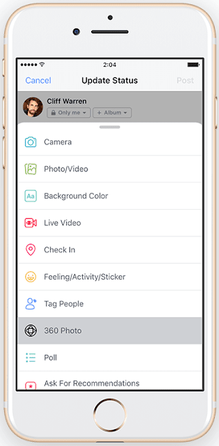 using 360 photo on app