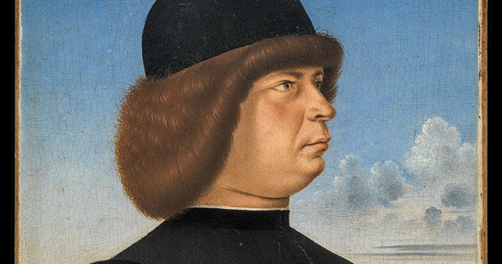 Luz y artes Veneziano y un retrato de hombre