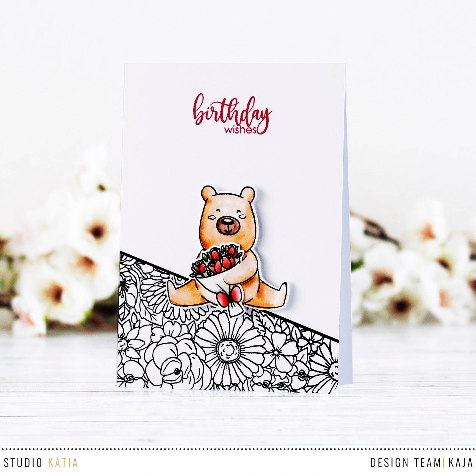 Quick and cute birthday card | STUDIO KATIA Quick and cute birthday card | STUDIO KATIA