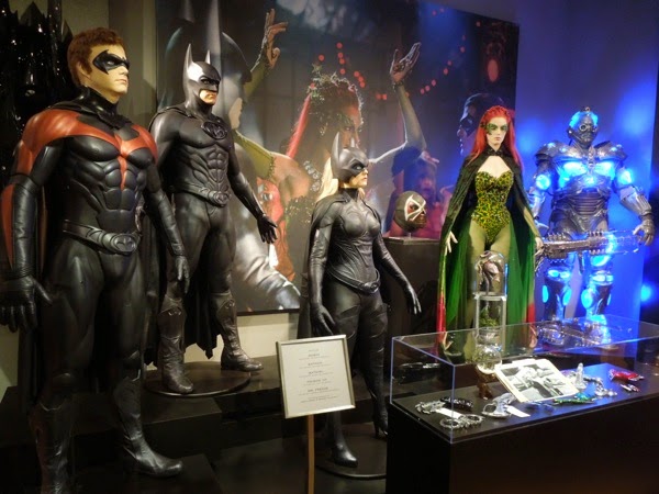 Batman and Robin movie costume prop exhibit
