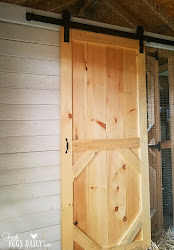 barn door sliding chicken coop install why wire wall air open body heat