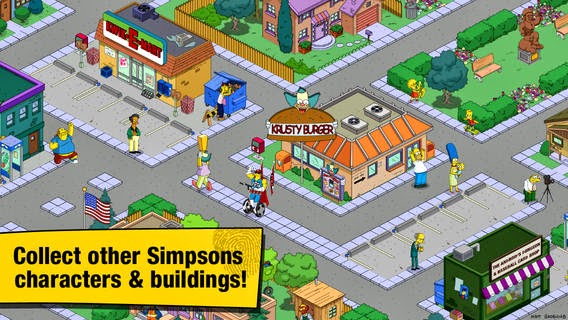 تحميل لعبة عائلة سمبسون لهواتف وأنظمة أى او إس مجاناً The Simpsons™: Tapped Out-IPA-iOS-4-5-0