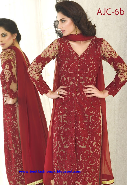 Asim Jofa Embroidered Luxury Chiffon Dresses 2016