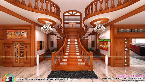 Bifurcated stair design Bifurcated stair design